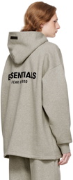 Fear of God ESSENTIALS Gray Relaxed Hoodie