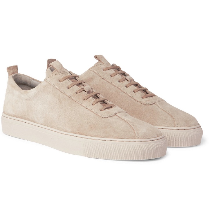 Photo: Grenson - Suede Sneakers - Gray