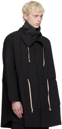 Jan-Jan Van Essche Black O-Project Coat