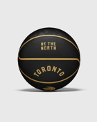 Wilson Nba Team City Collector Basketball Toronto Raptors Size 7 Black|Gold - Mens - Sports Equipment