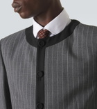 Valentino Pinstripe virgin wool jacket