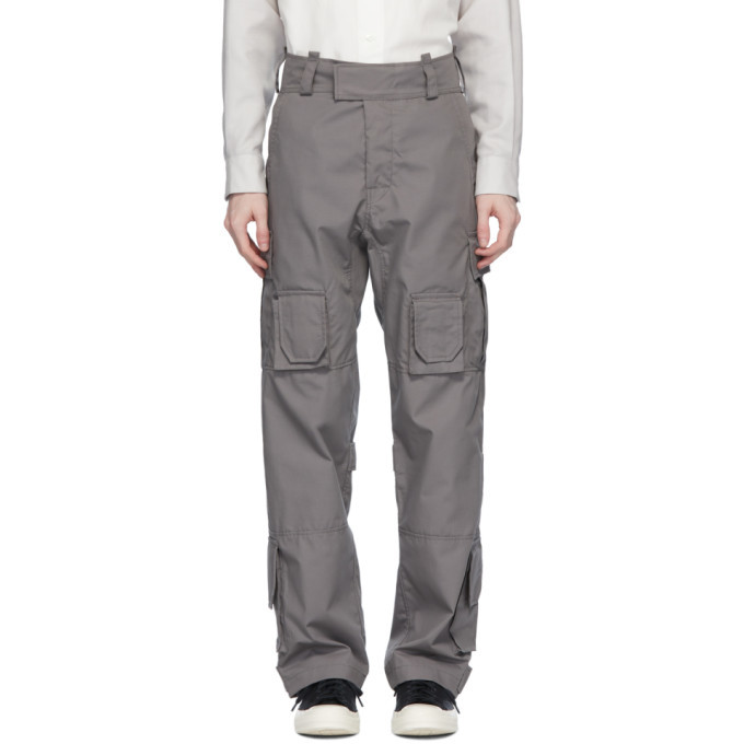 N.Hoolywood Grey Utility Cargo Pants