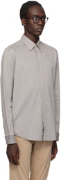 BOSS Khaki Button-Down Shirt