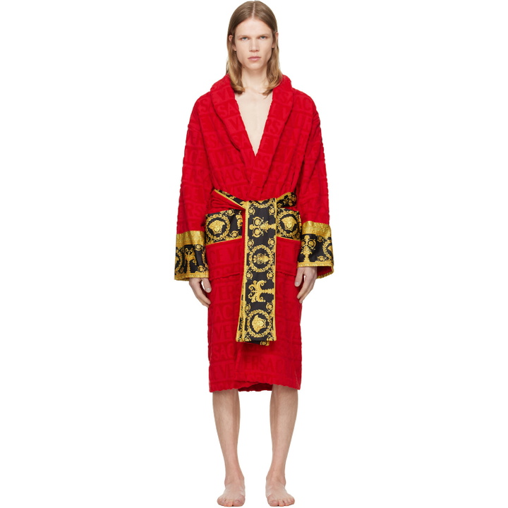 Photo: Versace Red 'I Heart Baroque' Bathrobe