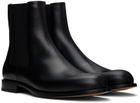 The Row Black Novus Chelsea Boots
