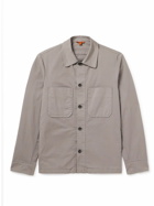 Barena - Garment-Dyed Cotton-Blend Gabardine Overshirt - Gray