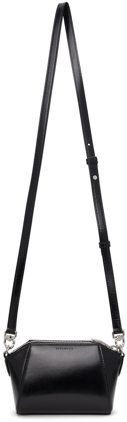 Givenchy Antigona Nano Leather Crossbody Bag in Black
