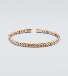 David Yurman Chevron 18kt rose gold cuff bracelet