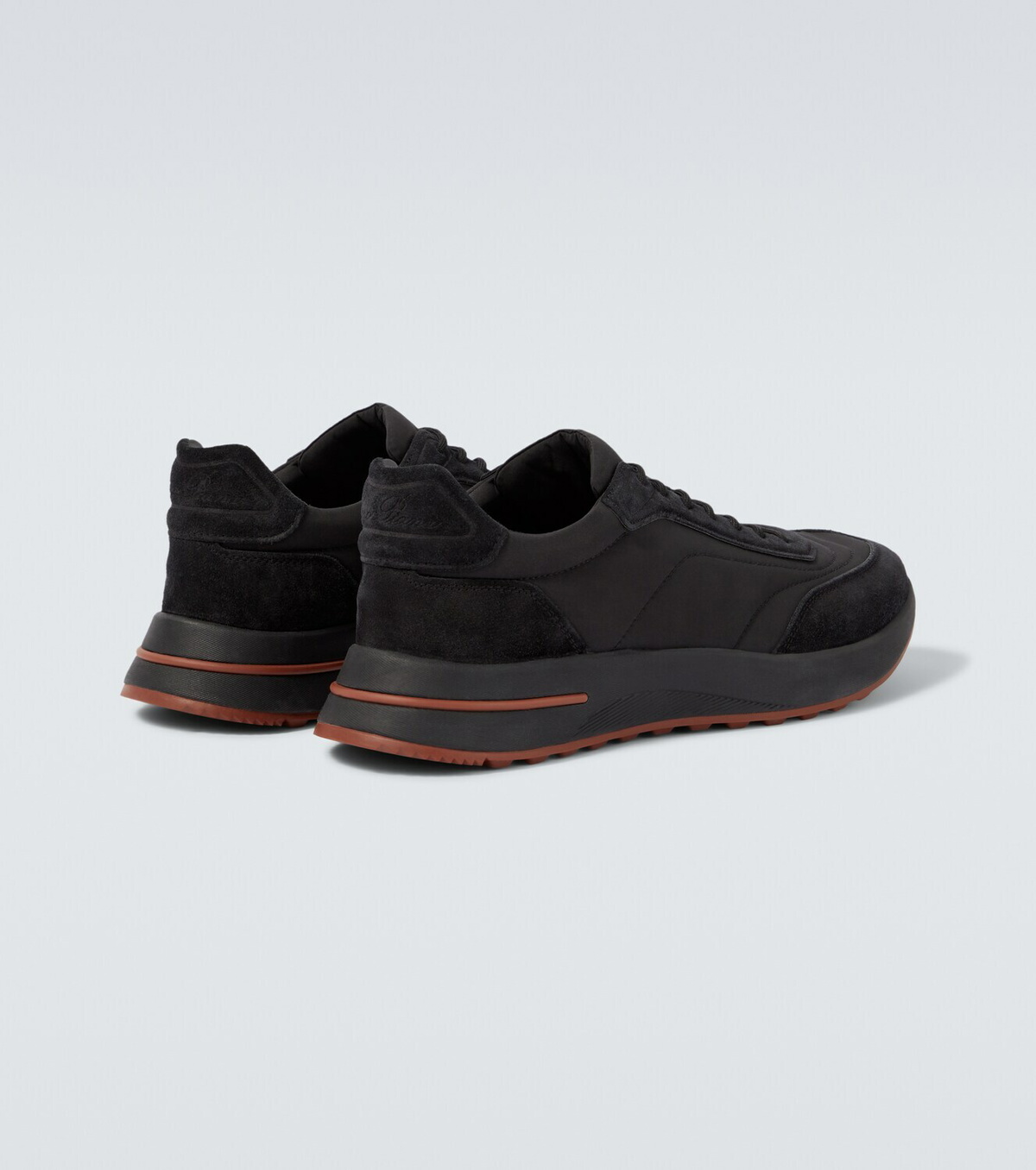 Loro Piana Week End Walk suede-trimmed sneakers
