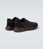 Loro Piana Week End Walk suede-trimmed sneakers