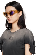 KNWLS Yellow Andy Wolf Edition Glimmer Sunglasses