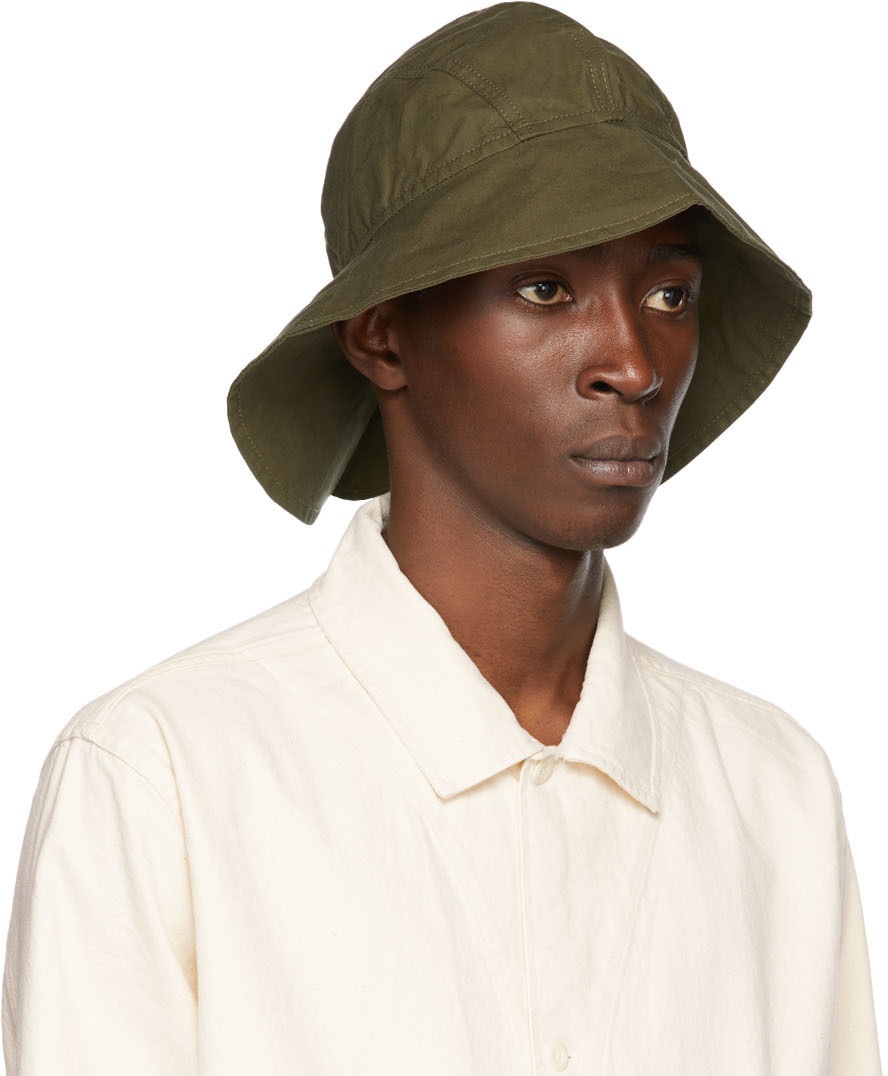 MHL by Margaret Howell Khaki Sou Wester Bucket Hat MHL by Margaret