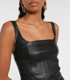 Stouls Nino leather minidress