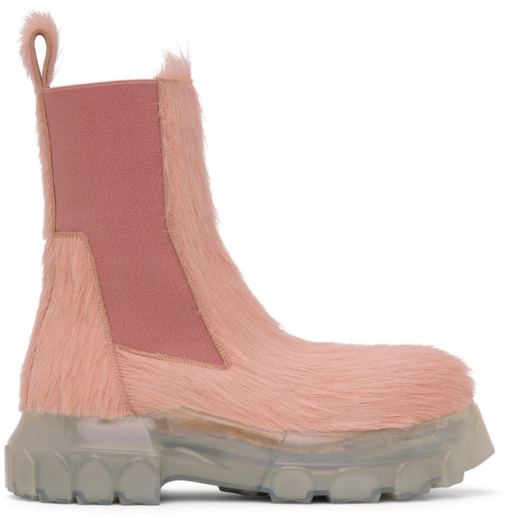 Photo: Rick Owens Pink Beatle Bozo Tractor Boots
