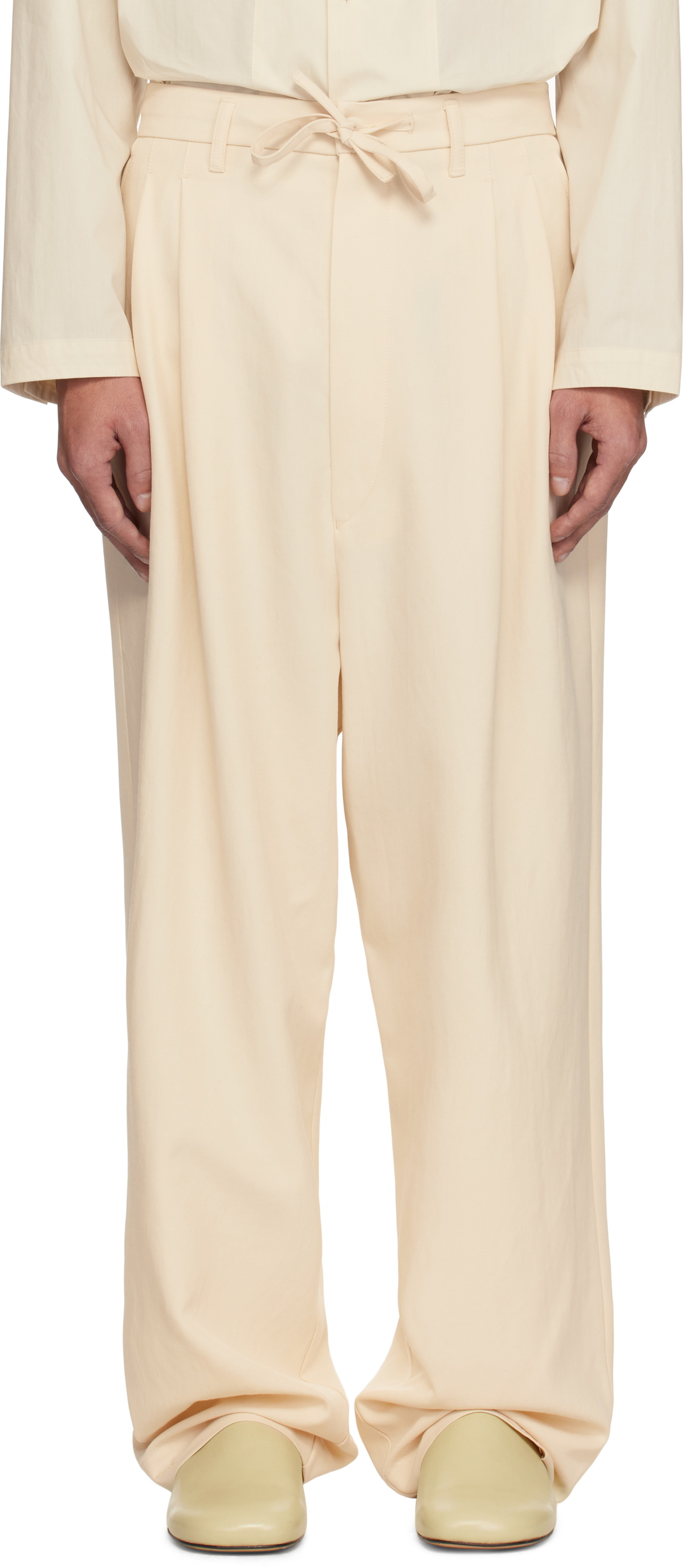 パンツ LEMAIRE SS25 (PA1206 LF1308BR507) LEMAIRE(ルメール) RELAXED PANTS