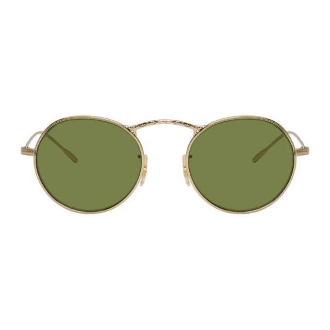 Photo: Oliver Peoples Gold 30th Anniversary Edition M-4 Sunglasses