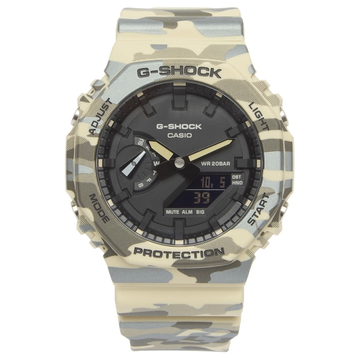 Photo: G-Shock GA-2100CM-5AER Camouflage Watch in Multi 