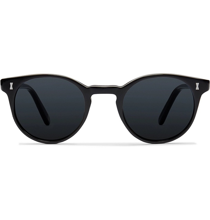 Photo: Cubitts - Herbrand Round-Frame Acetate Sunglasses - Black