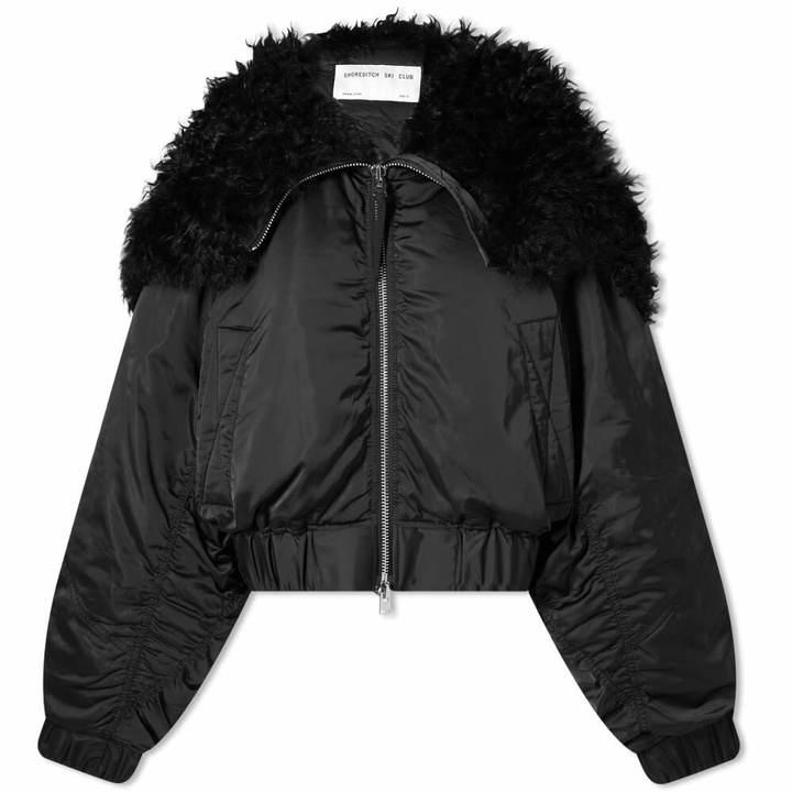 Photo: Shoreditch Ski Club Women's Amara Bomber Jacket in Black