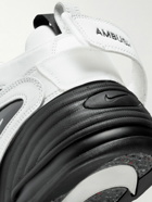 Nike - Ambush Adjust Force SP Rubber-Trimmed Leather and Mesh Sneakers - White