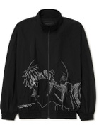 Undercover - Neon Genesis Evangelion Embroidered Shell Track Jacket - Black