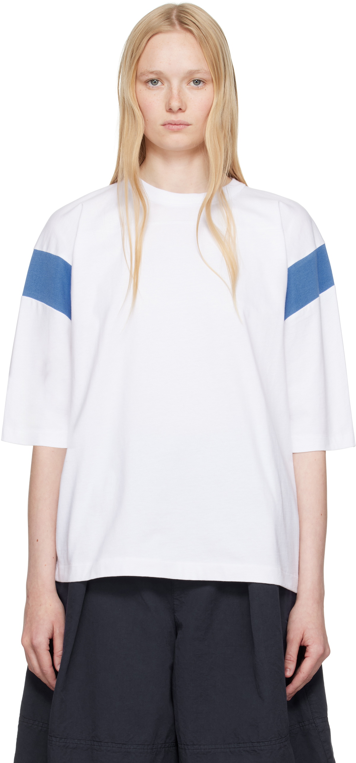 YMC White Triple Skate T-shirt