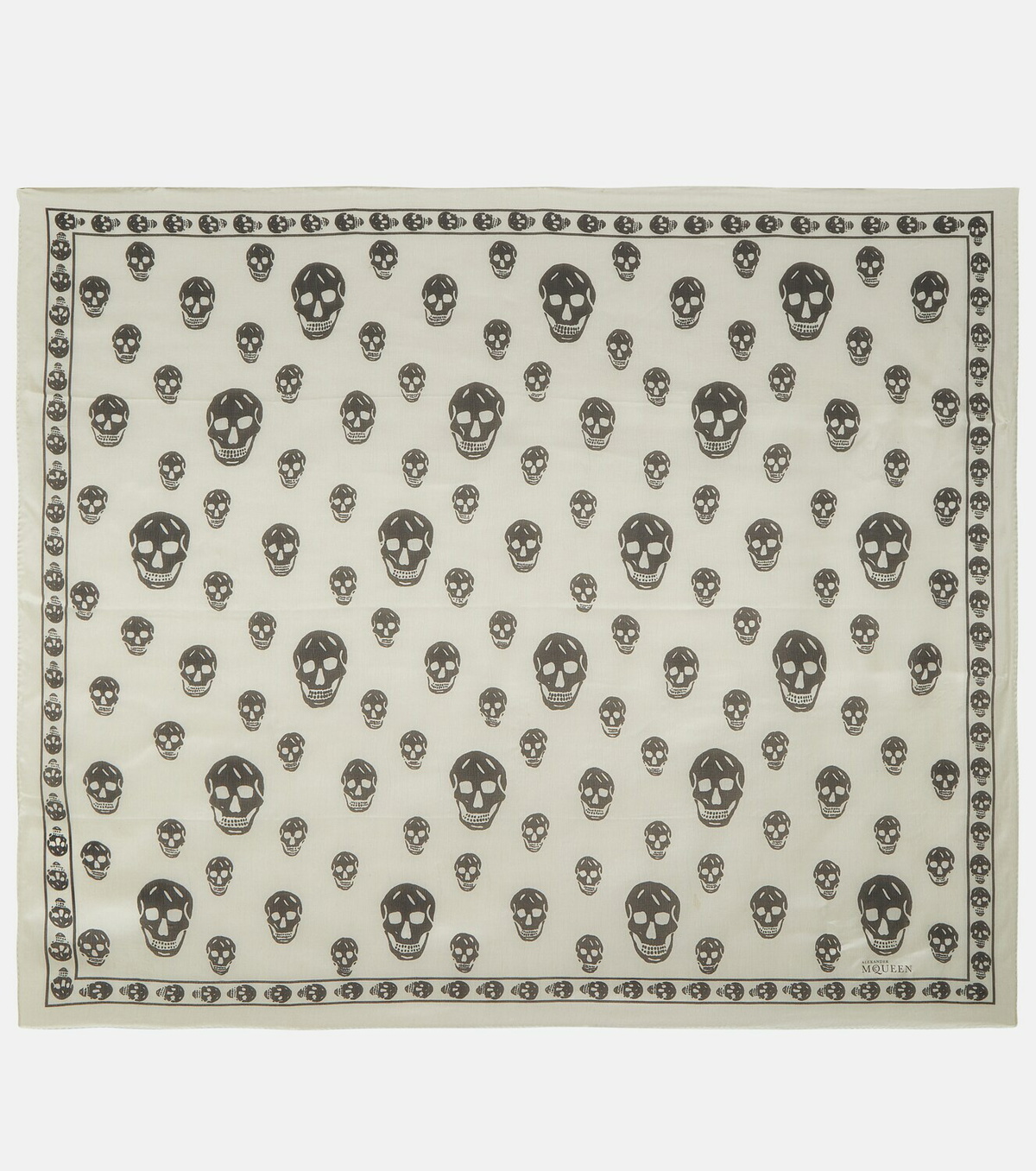 Alexander McQueen Printed silk scarf Alexander McQueen