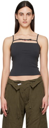 Ottolinger Black Charmed Tank Top