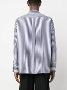 SACAI - Striped Cotton Poplin Shirt