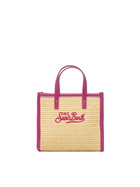 MC2 Saint Barth Beige Mini Vivian Straw Handbag