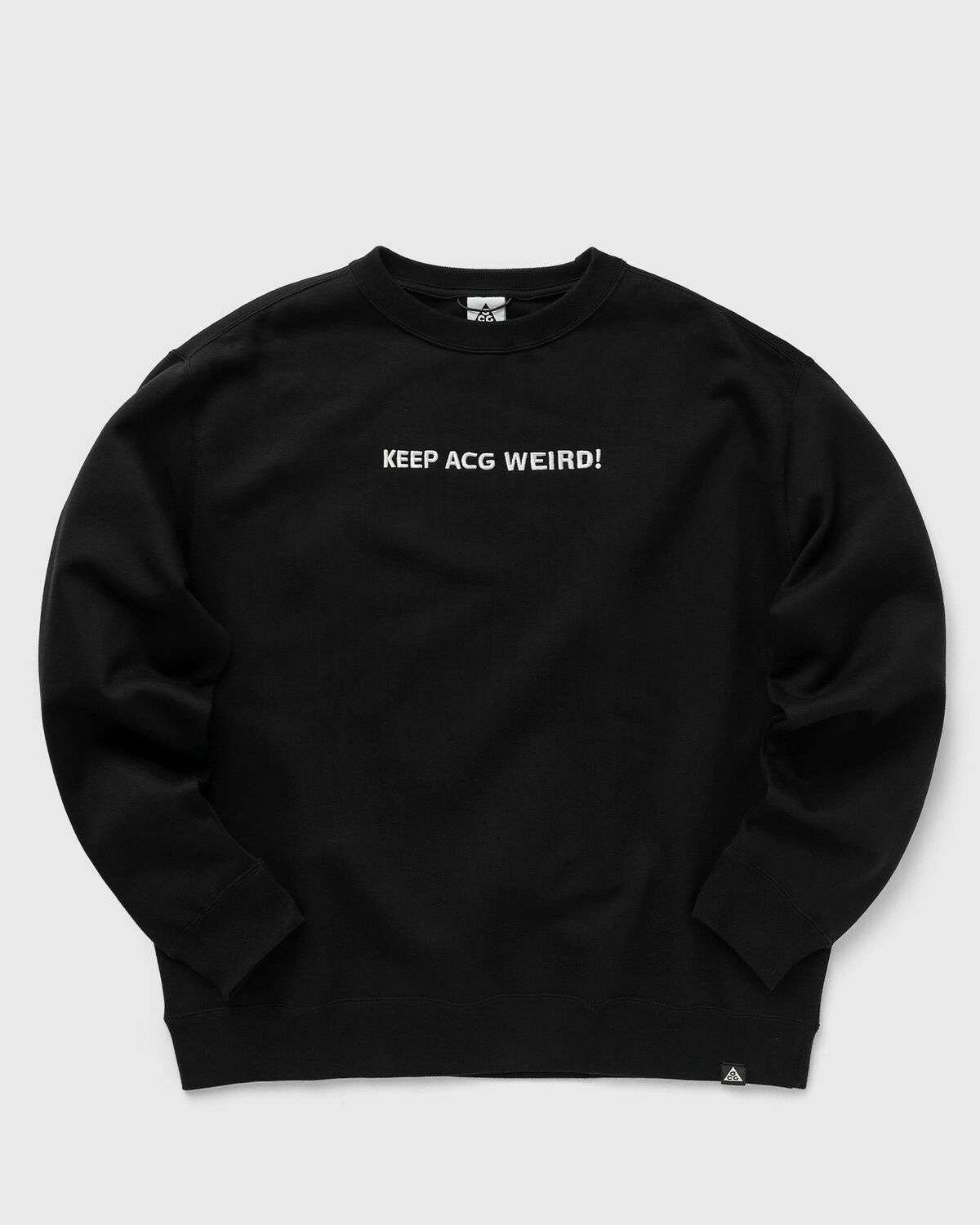 Nike Nike Acg Therma Fit Fleece Crew Black Sweatshirts Nike