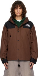 The North Face Brown DRYVENT Mono Mountain Rain Jacket