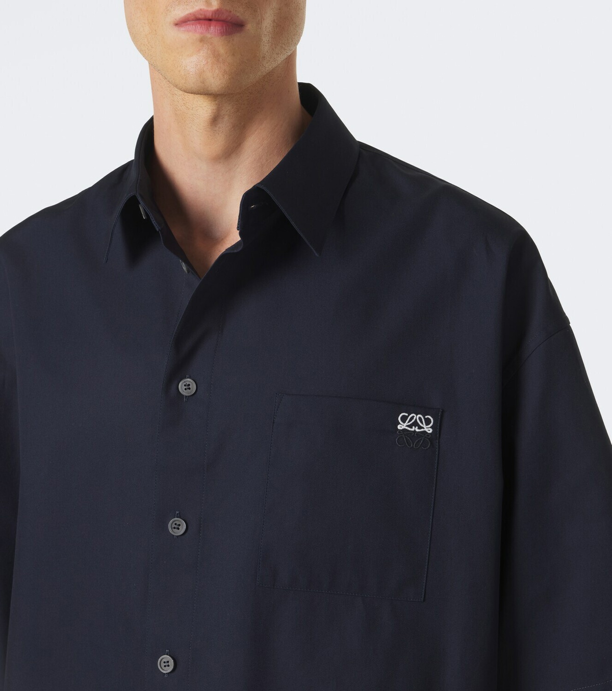 Loewe Anagram cotton twill shirt