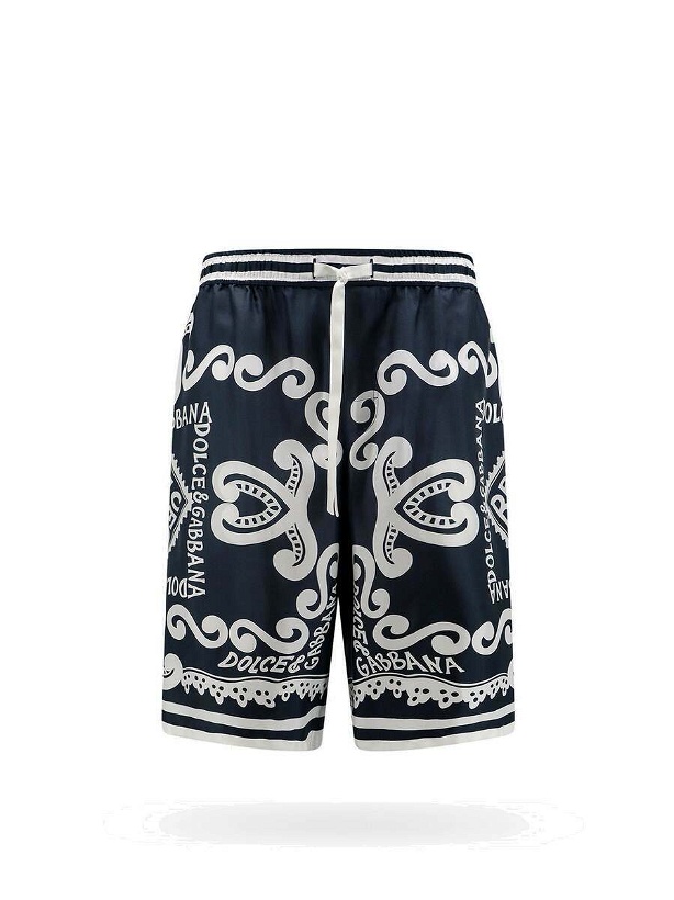 Photo: Dolce & Gabbana   Bermuda Shorts Blue   Mens