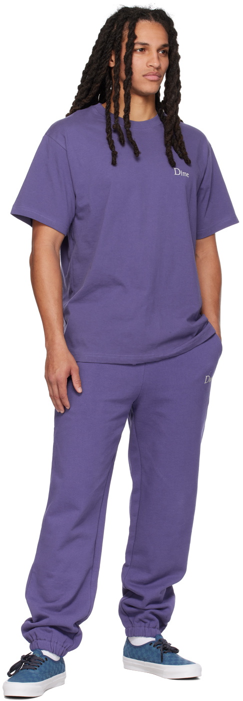 Dime Purple Small Classic T-Shirt Dime