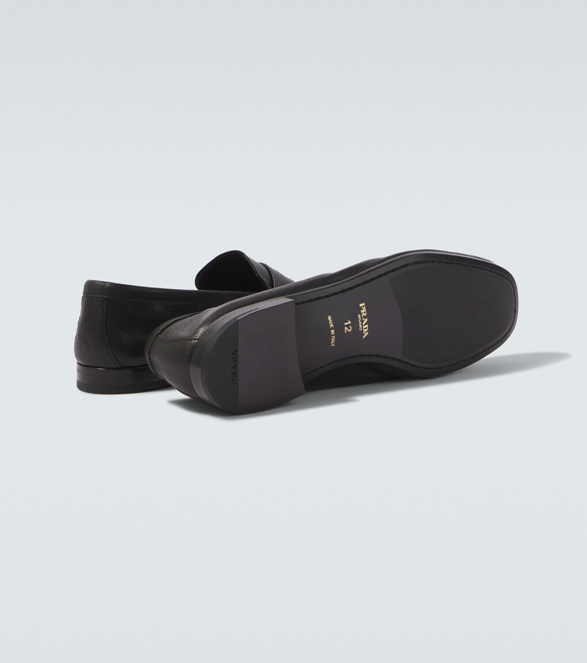 Prada Leather penny loafers