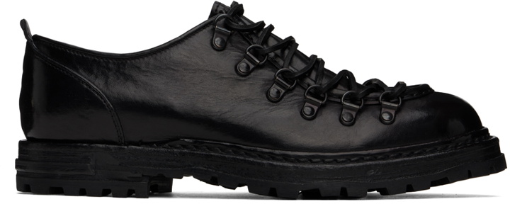 Photo: Officine Creative Black Artik 003 Oxfords