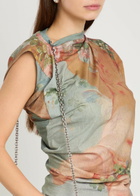Vivienne Westwood Hebo Asymmetric Printed Cotton top Multicoloured