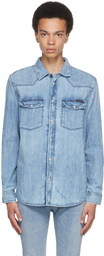 Nudie Jeans Blue George Shirt