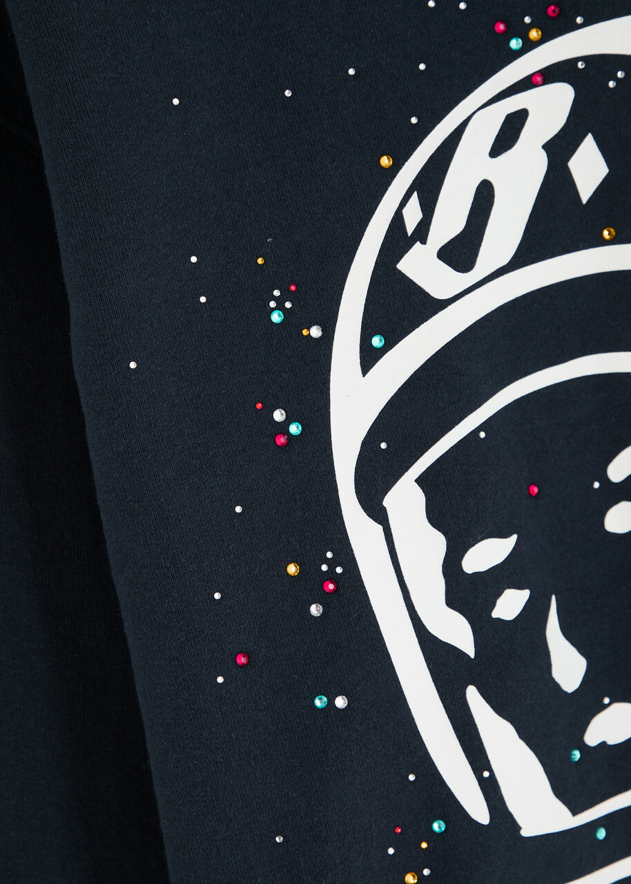 Billionaire Boys Club Astro Embellished Cotton Sweatshirt Navy