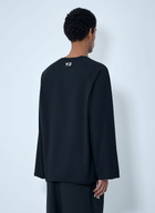 Y-3 Striped Shoulder Cotton T-Shirt