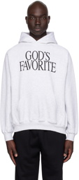 Praying SSENSE Exclusive Gray 'God's Favorite' Hoodie