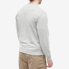 Beams Plus Men's Crew Neck Sweat in Heather Grey