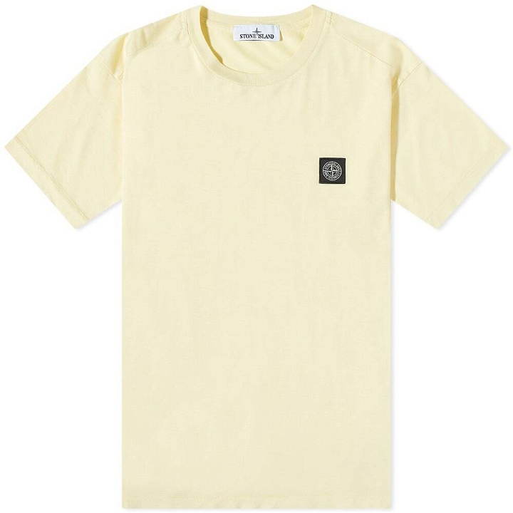 Photo: Stone Island Men's Patch T-Shirt in Butter