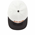 Butter Goods Men's Caterpillar 6 Panel Cap in White/Black