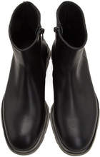 Alexander McQueen Black Half Boots