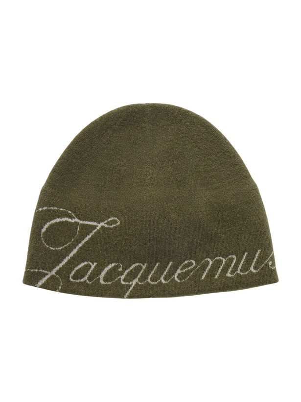 Photo: Jacquemus - The Atelier Logo-Jacquard Knitted Beanie
