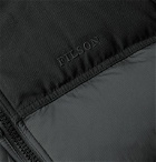 Filson - Featherweight Canvas-Trimmed Quilted Nylon Hooded Down Jacket - Black