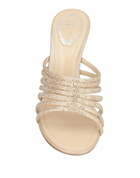 Rene' Caovilla Womens Sandals in Beige