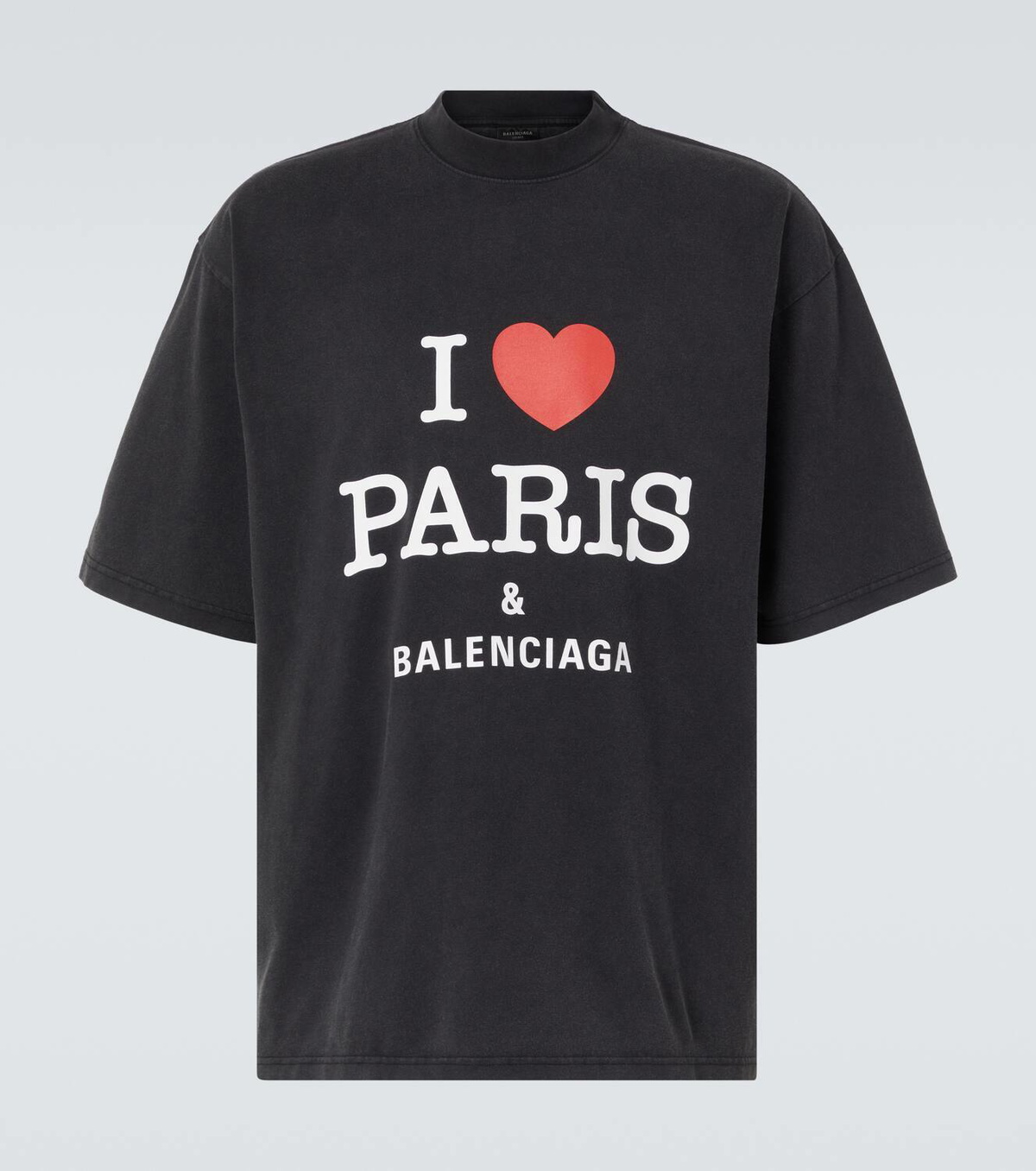 BALENCIAGA I Love Paris ロゴ コットン Tシャツ 人気 Balenciaga I Love Paris cotton T-shirt Balenciaga